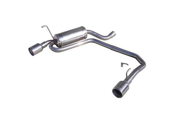 Escape Inoxcar para Peugeot 406 Coupe 3.0 V6 Links/Rechts 102mm 