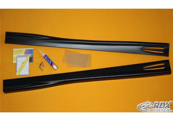 Juego taloneras laterales rdx abs plastico peugeot 206 / 206cc "gt4" 