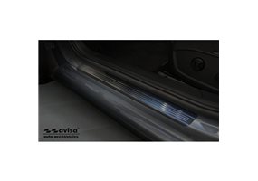 Protector Volkswagen Golf VIII HB/Variant 2020- Brushed Steel 'Lines' - 4-piezas