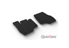 Alfombrilla goma Gledring Ford F-150 Super Crew (13&14th Gen.) 2015-2021 & 2021- (2 piezas+clips montaje)