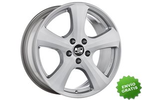 Llanta exclusiva Oz Msw 19 W 7x17 Et35 5x100 Full Silver Kba Nad