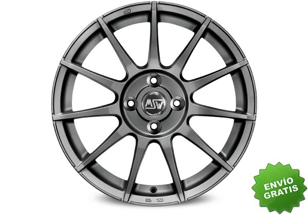 Llanta exclusiva Oz Msw 85 6x15 4x108 Et32 Matt Gun Metal