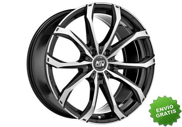 Llanta exclusiva Oz Msw 48 7.5x17 5x108 Et45 Negro Brillante Pulido