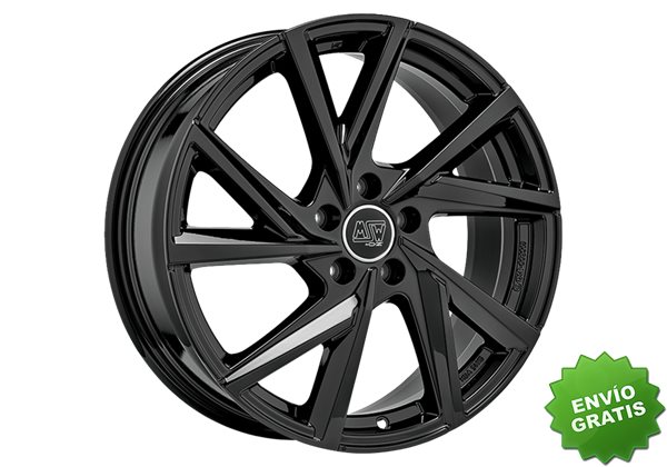 Llanta exclusiva Oz Msw 80-5 6.5x16 5x114.30 Et45 Negro Brillante