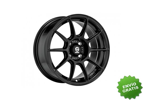 Llanta exclusiva Oz Sparco Ff 1 7x17 4x108 Et25 Negro Brillante