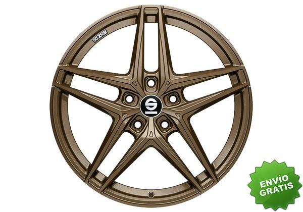 Llanta exclusiva Oz Sparco Record 8.5x19 5x114.30 Et50 Bronce Rally