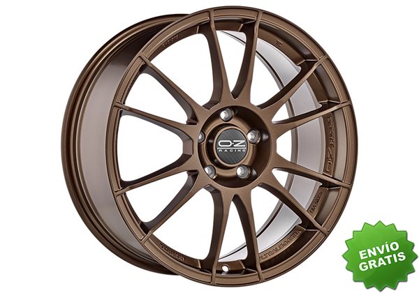 Llanta exclusiva Oz Ultraleggera 7x17 Et37 4x100 Bronce Mate Kba Nad