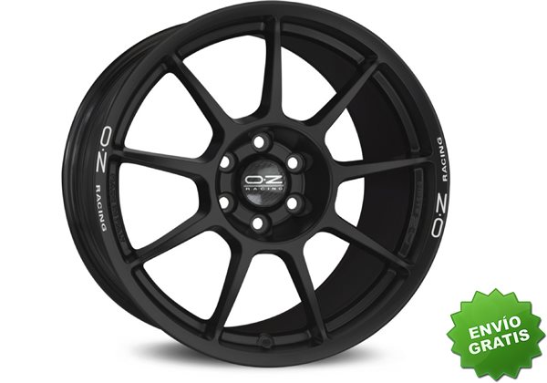 Llanta exclusiva Oz Challenge Hlt 10x18 Et25 5x120 Matt Black White Lettering