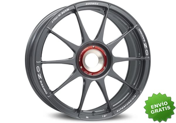 Llanta exclusiva Oz Superforgiata Cl 9.5x20 5x130 Et46 Grigio Corsa Con Scritte Di Fresatura