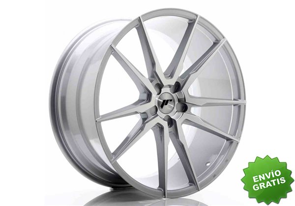 Llanta exclusiva Jr Wheels Jr21 22x10.5 Et15-52 5h Blank Silver