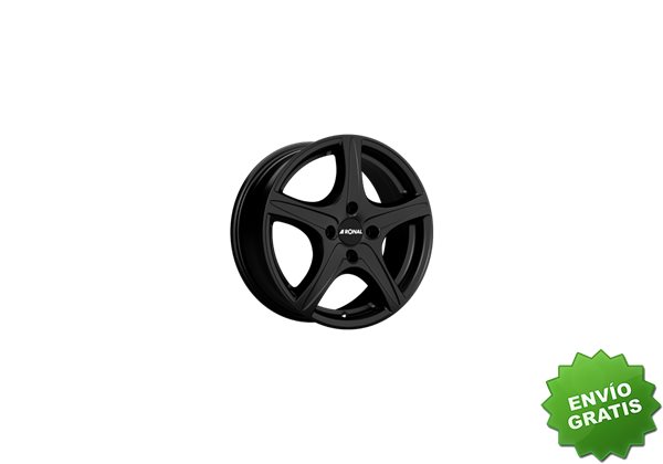 Llanta exclusiva Ronal R56 6.5x16 Et40 4x108 Negro Mate