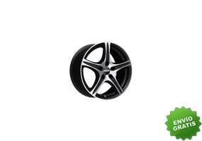 Llanta exclusiva Ronal R56 8.0x18 Et35 5x120 Negro Mate - Frente Pu Lido