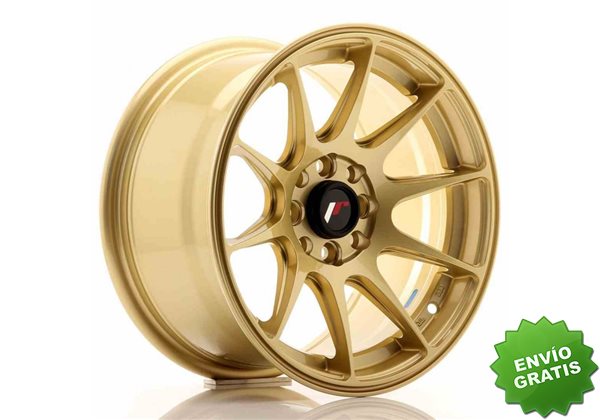 Llanta exclusiva Jr Wheels Jr11 15x8 Et25 4x100 108 Gold