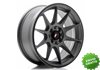 Llanta exclusiva Jr Wheels Jr11 16x7 Et25 4x100 108 Matt Gun Metal