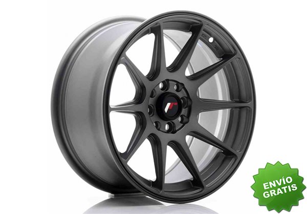 Llanta exclusiva Jr Wheels Jr11 16x8 Et25 4x100 108 Matt Gun Metal