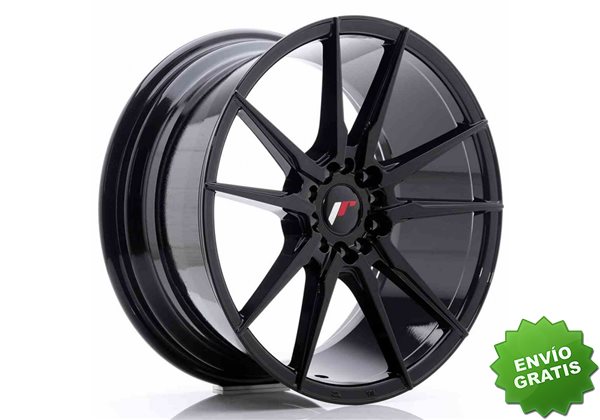 Llanta exclusiva Jr Wheels Jr21 18x8.5 Et40 5x112 114 Glossy Black