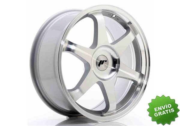 Llanta exclusiva Jr Wheels Jr3 18x8 Et35-45 Blank Silver Machined Fac E