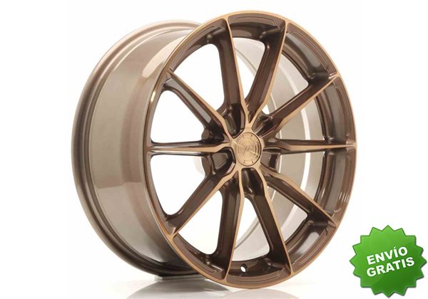 Llanta exclusiva Jr Wheels Jr37 18x8 Et20-45 5h Blank Platinum Bronze