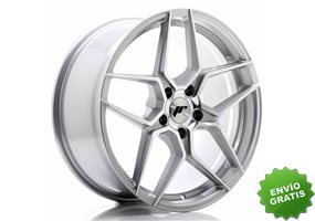 Llanta exclusiva Jr Wheels Jr34 19x8.5 Et40 5x112 Silver Machined Fac E