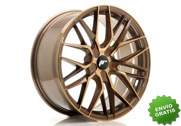 Llanta exclusiva Jr Wheels Jr28 19x8.5 Et20-40 5h Blank Platinum Bron Ze