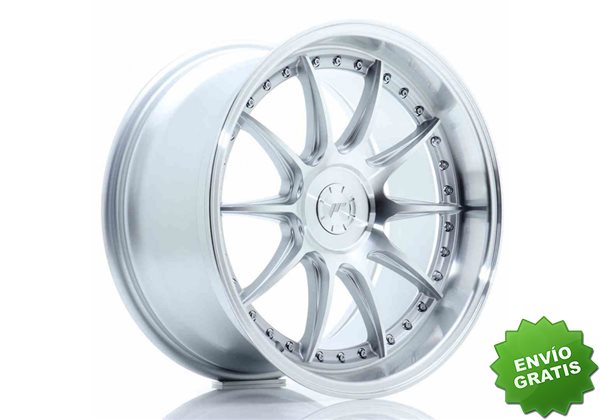 Llanta exclusiva Jr Wheels Jr41 18x9.5 Et15-35 5h Blank Silver Machin Ed Face