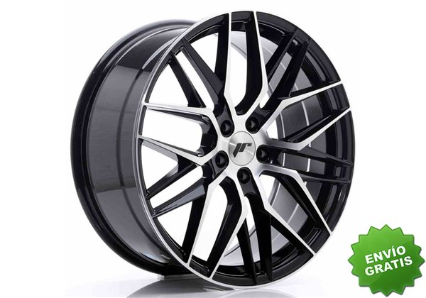 Llanta exclusiva Jr Wheels Jr28 20x8.5 Et40 5x114.3 Gloss Black Machi Ned Face