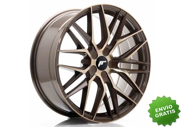 Llanta exclusiva Jr Wheels Jr28 20x8.5 Et40 5h Blank Platinum Bronze