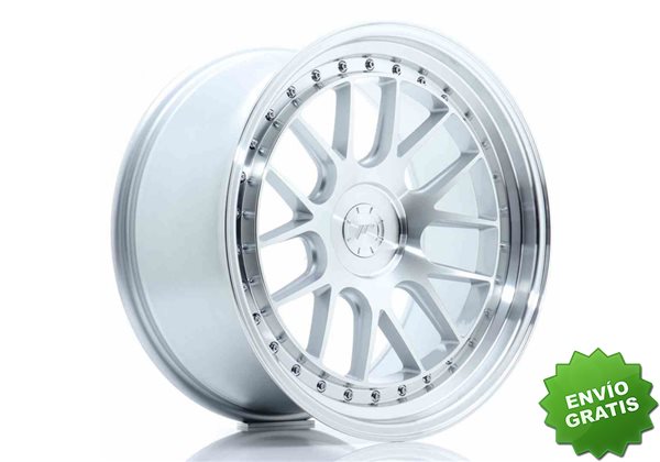 Llanta exclusiva Jr Wheels Jr40 19x9.5 Et15-30 5h Blank Silver Machin Ed Face