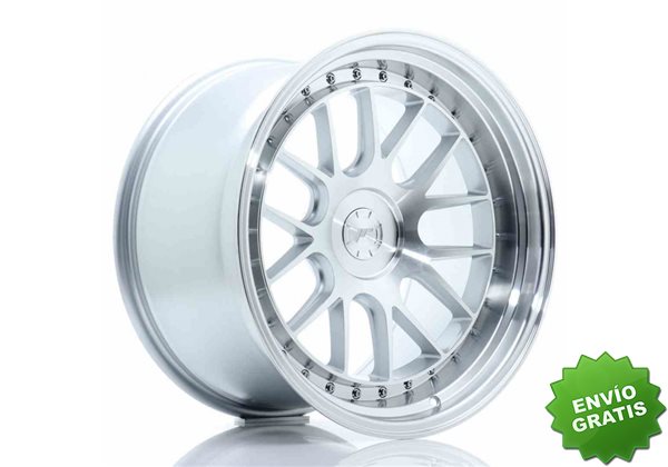 Llanta exclusiva Jr Wheels Jr40 19x11 Et15-22 5h Blank Silver Machine D Face