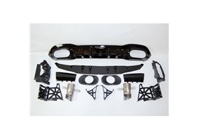 Difusor Trasero Euro Mercedes V177 Amg Look A35 4 Puertas