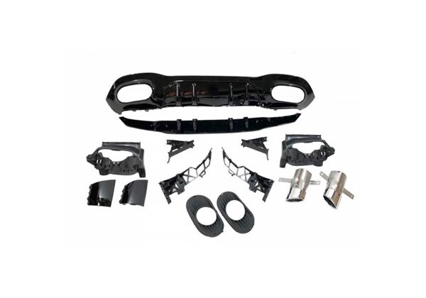 Difusor Trasero Euro Mercedes W177 Amg Look A35