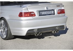 Añadido trasero Rieger BMW 3-series E46 02.98-12.01 (antes facelift) cabrio, coupe, sedan