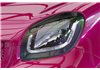 Juego de pestañas Smart Fortwo 453 / EQ Fortwo solo für LED Scheinwerfer 2019-